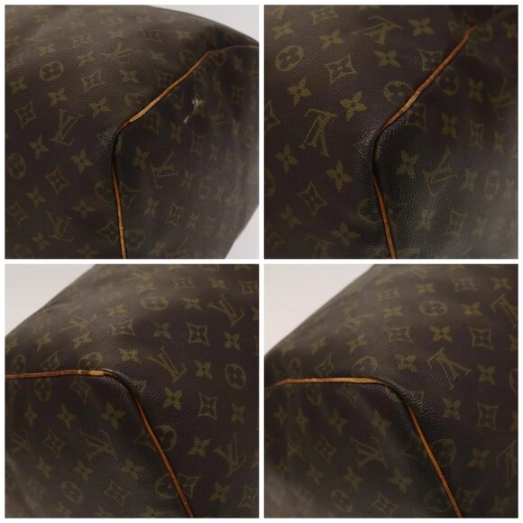 LOUIS VUITTON Monogram Keepall 55 Boston Bag M41424 LV Auth 132555 - Picture 16 of 16